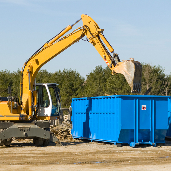 what are the rental fees for a residential dumpster in Macon County